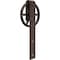 Ekena Millwork Premium Wagon Wheel Roller Hanger w/ Bolts for Barn Door for 1 3/8" Doors, Copper Vein GB60013RWCV - alternate 3